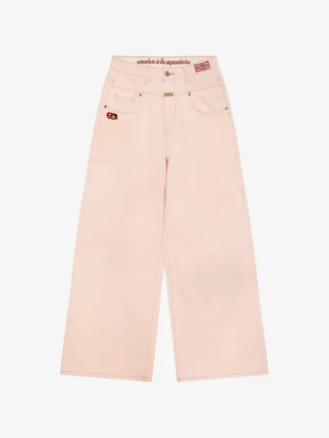 AAPE BY *A BATHING APE® embroidered wide-leg trousers