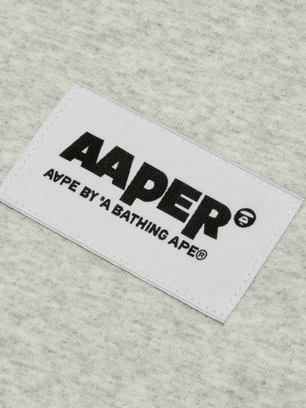 AAPE BY *A BATHING APE T-shirt met print Grijs