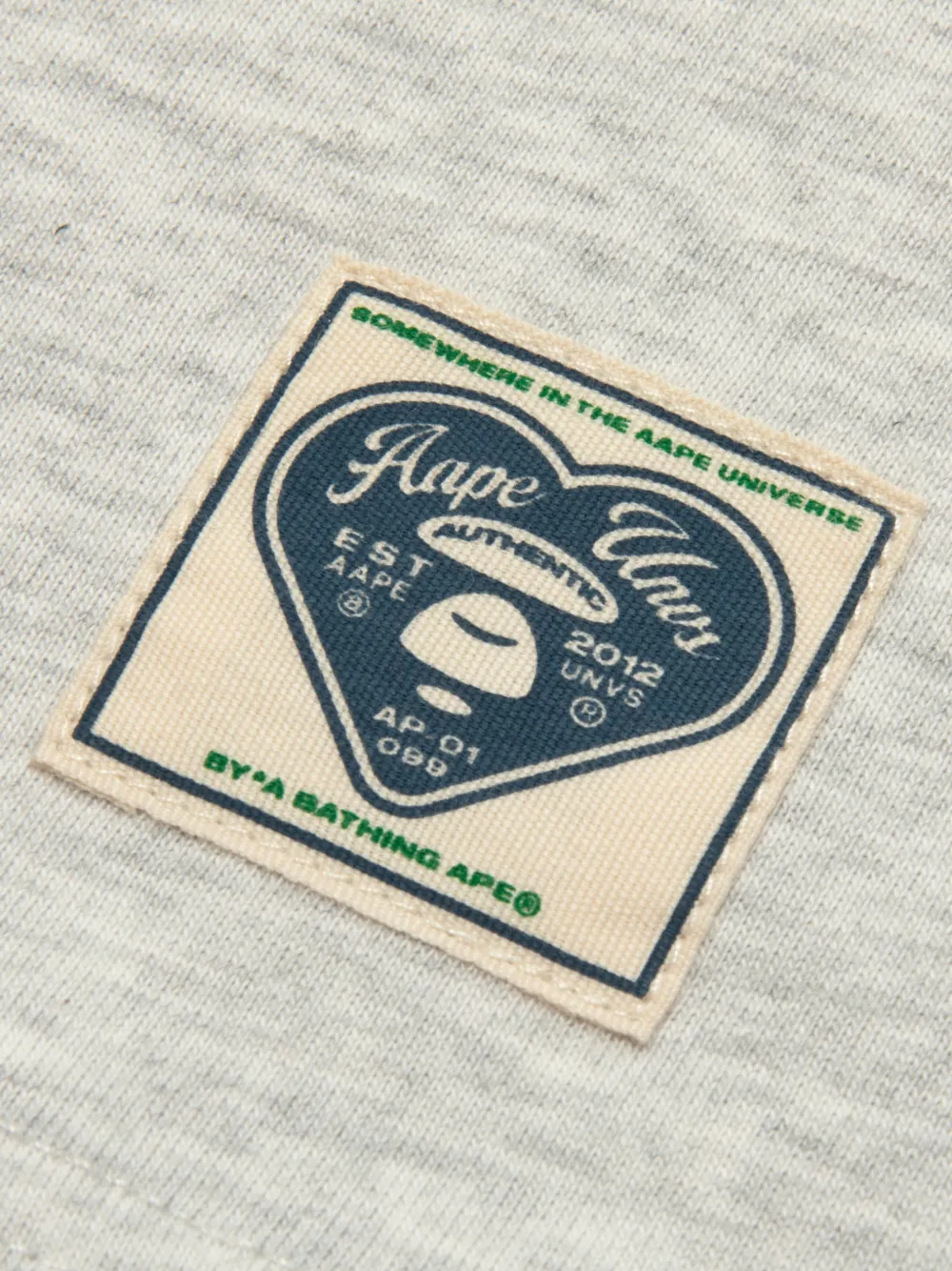 AAPE BY *A BATHING APE T-shirt met print Grijs