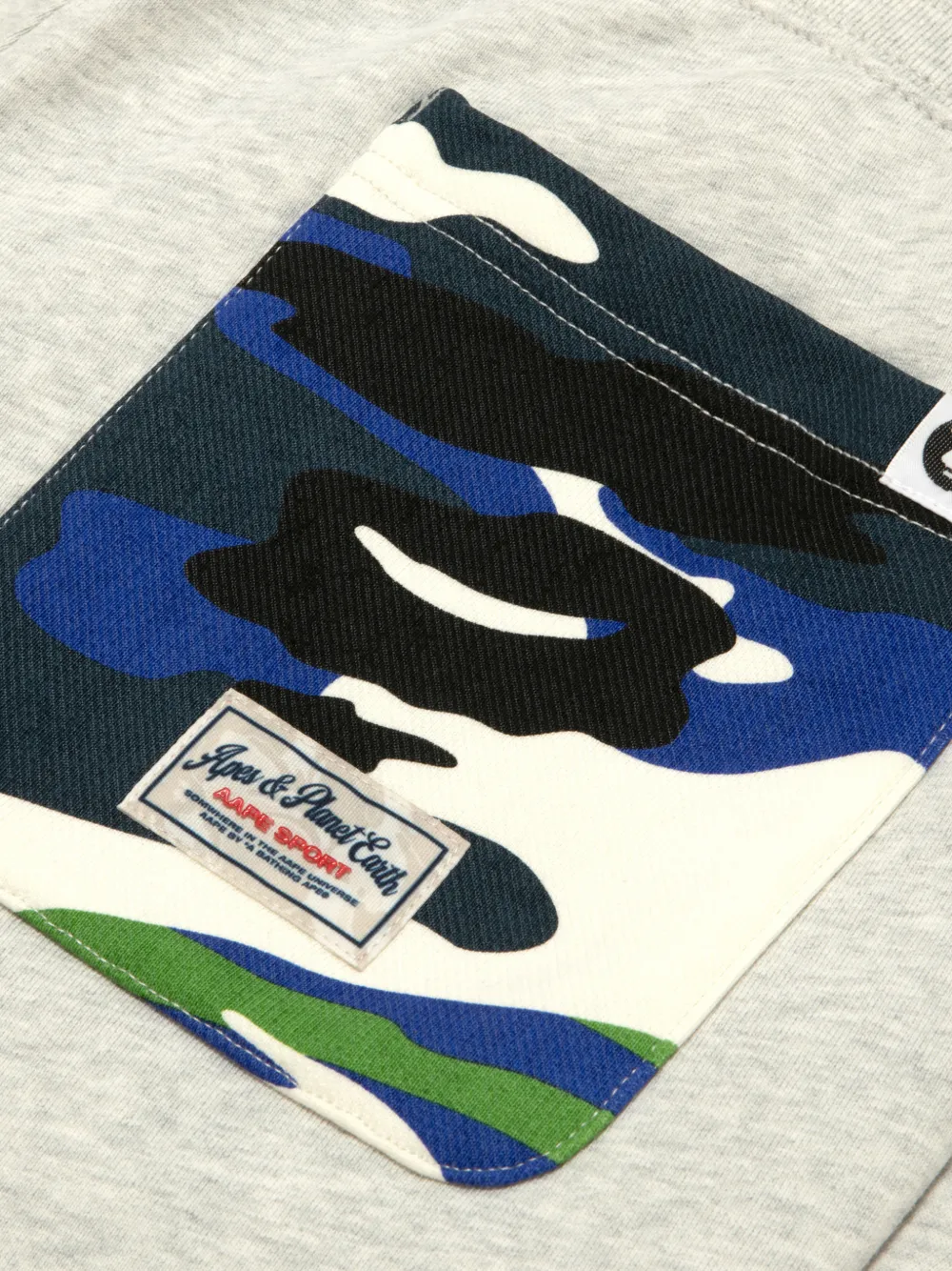 AAPE BY *A BATHING APE Trainingsbroek met camouflagezak Grijs