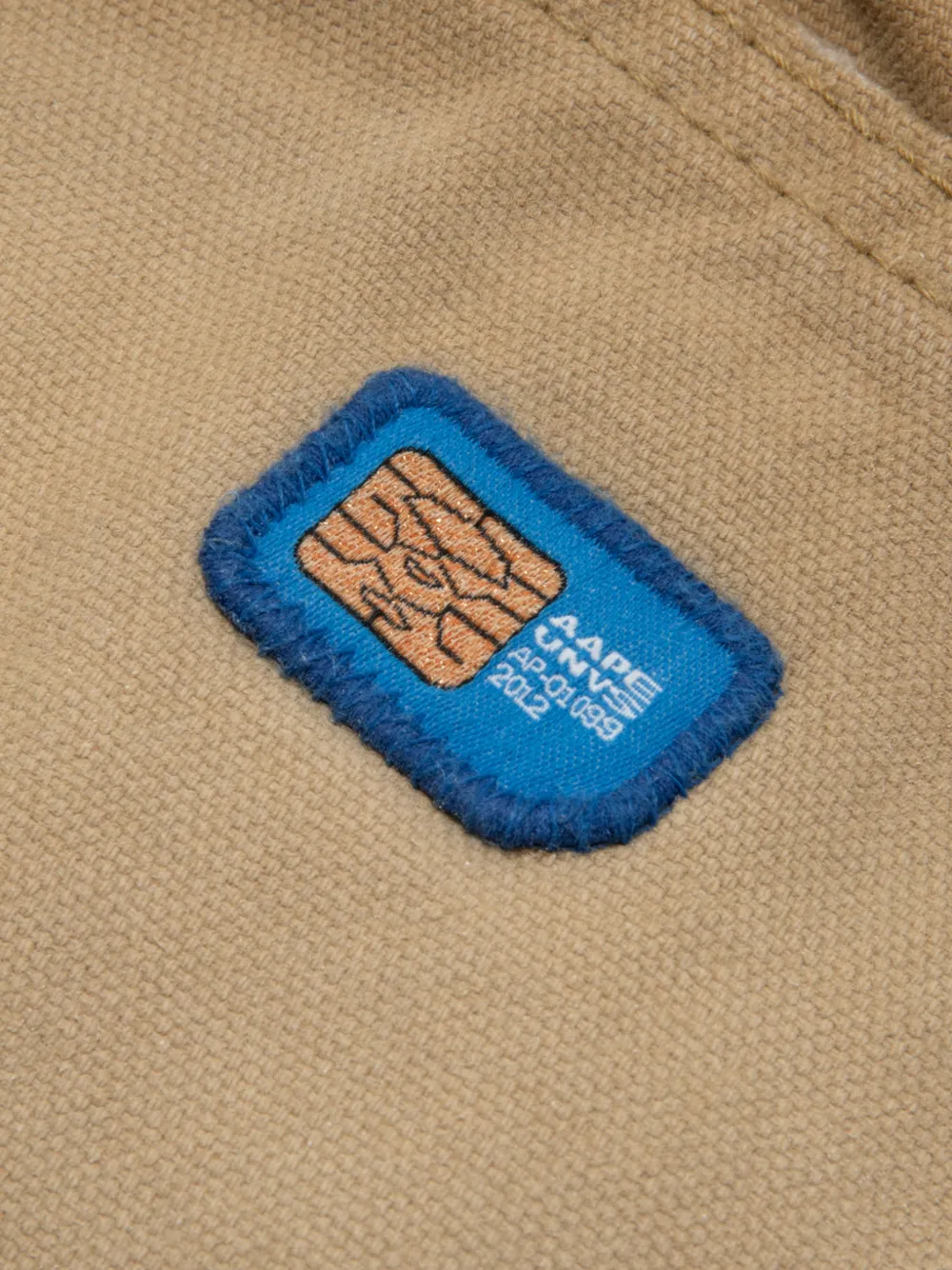  Aape By *a Bathing Ape® Logo-patch Trousers - Neutrals 