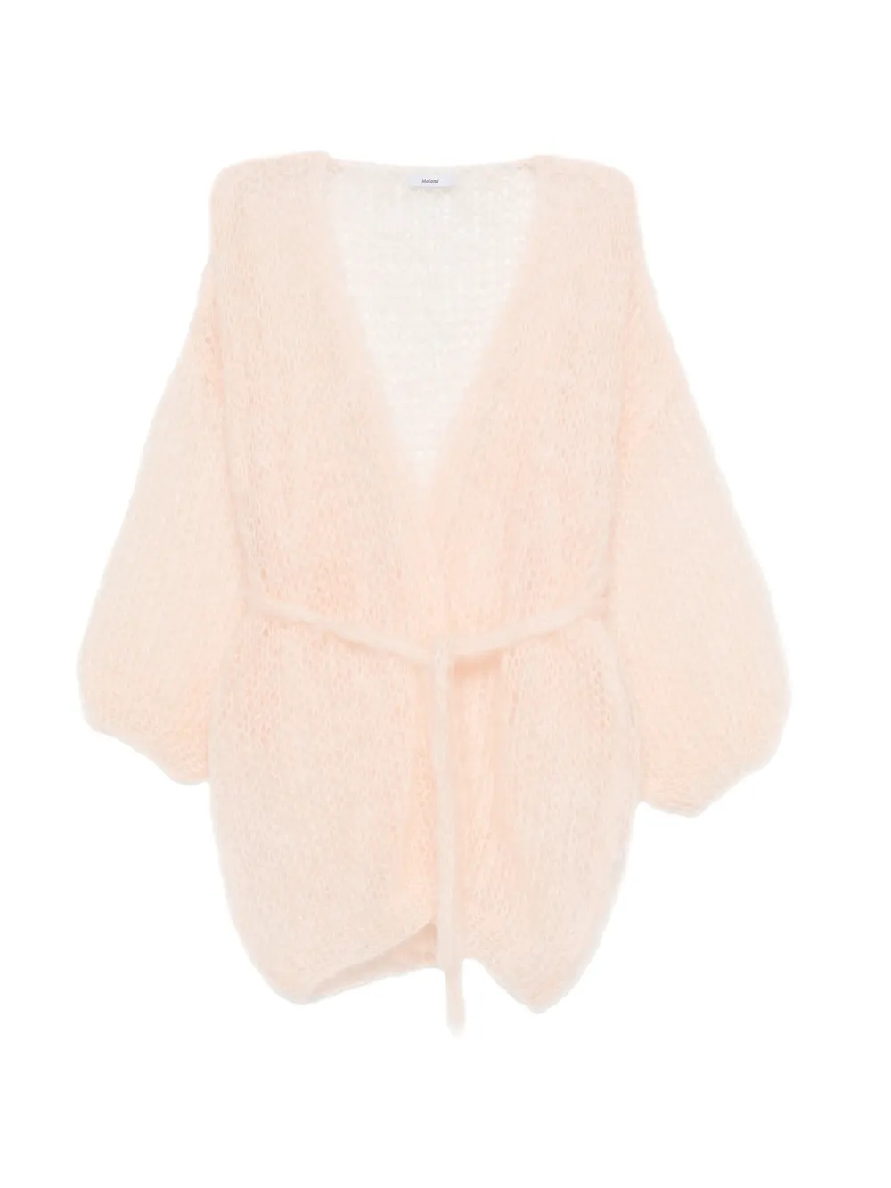 Maiami Cardigan con cintura - Rosa