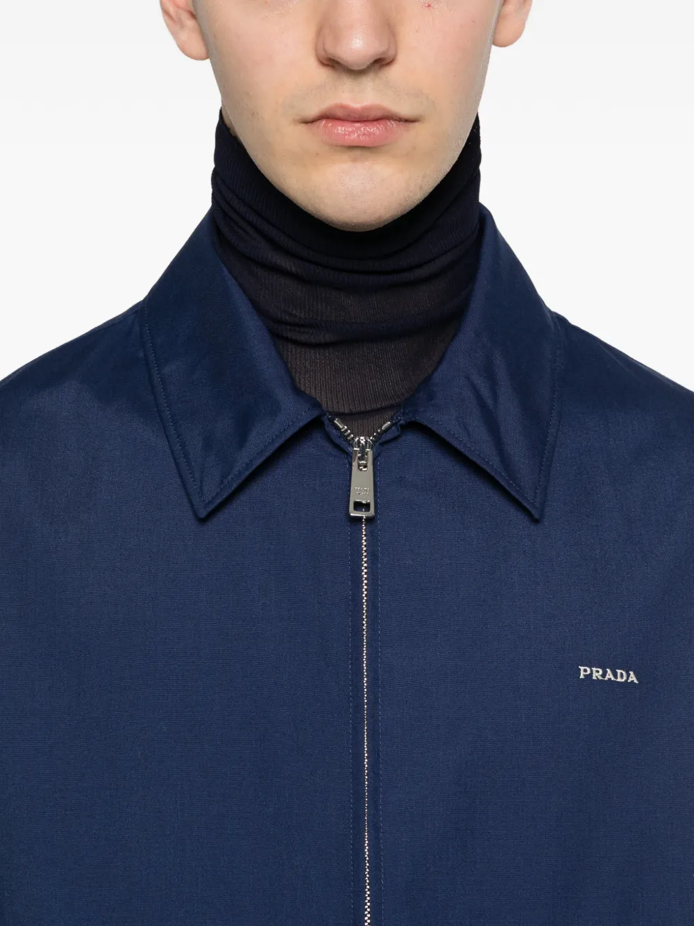 Prada Jack met rits Grijs
