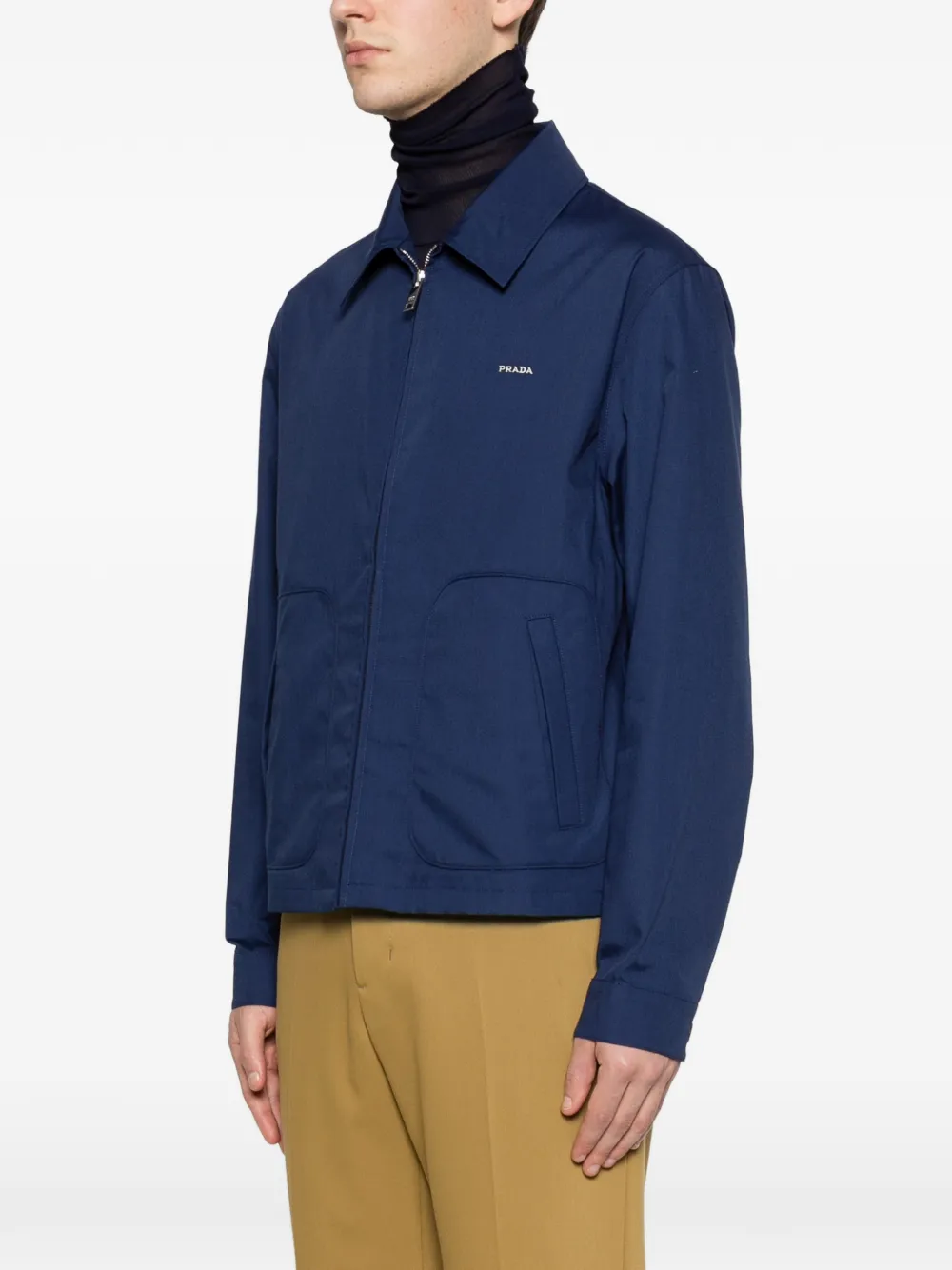 Prada Jack met rits Grijs