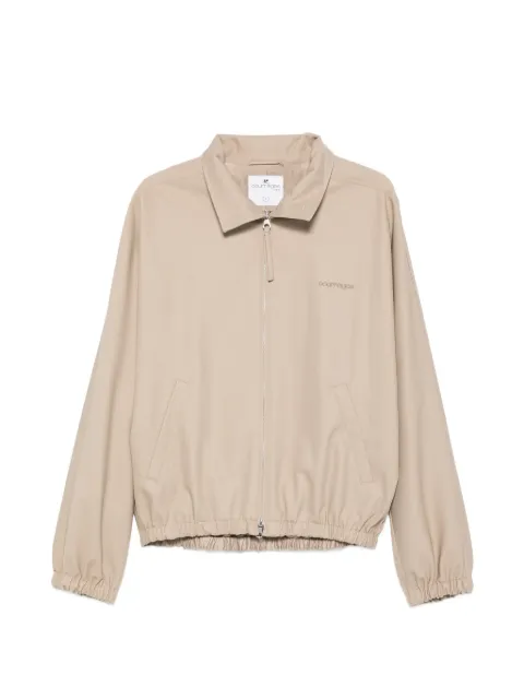Courrèges zipped cotton bomber jacket