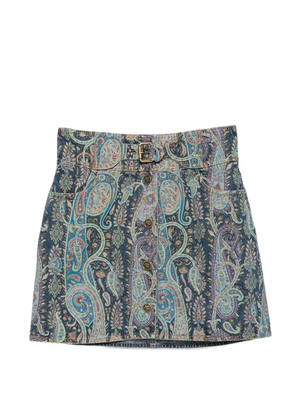 ETRO Gonna con bottoni - Blu