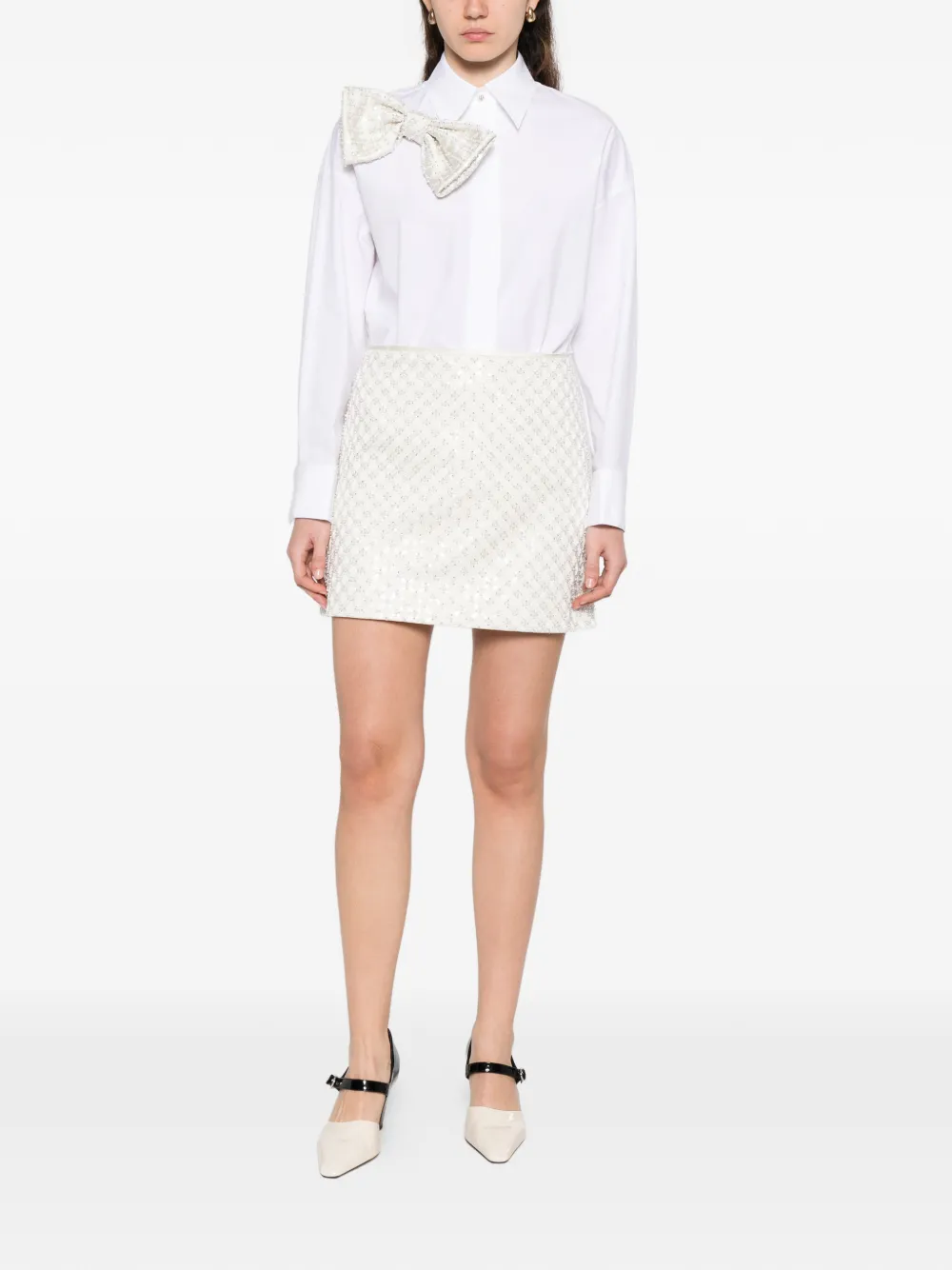  Dorothee Schumacher Bow Shirt - White 
