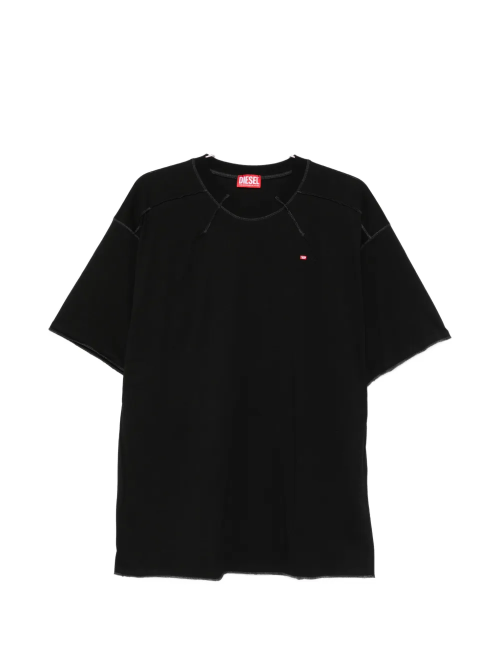 Diesel exposed-seam T-shirt - Nero