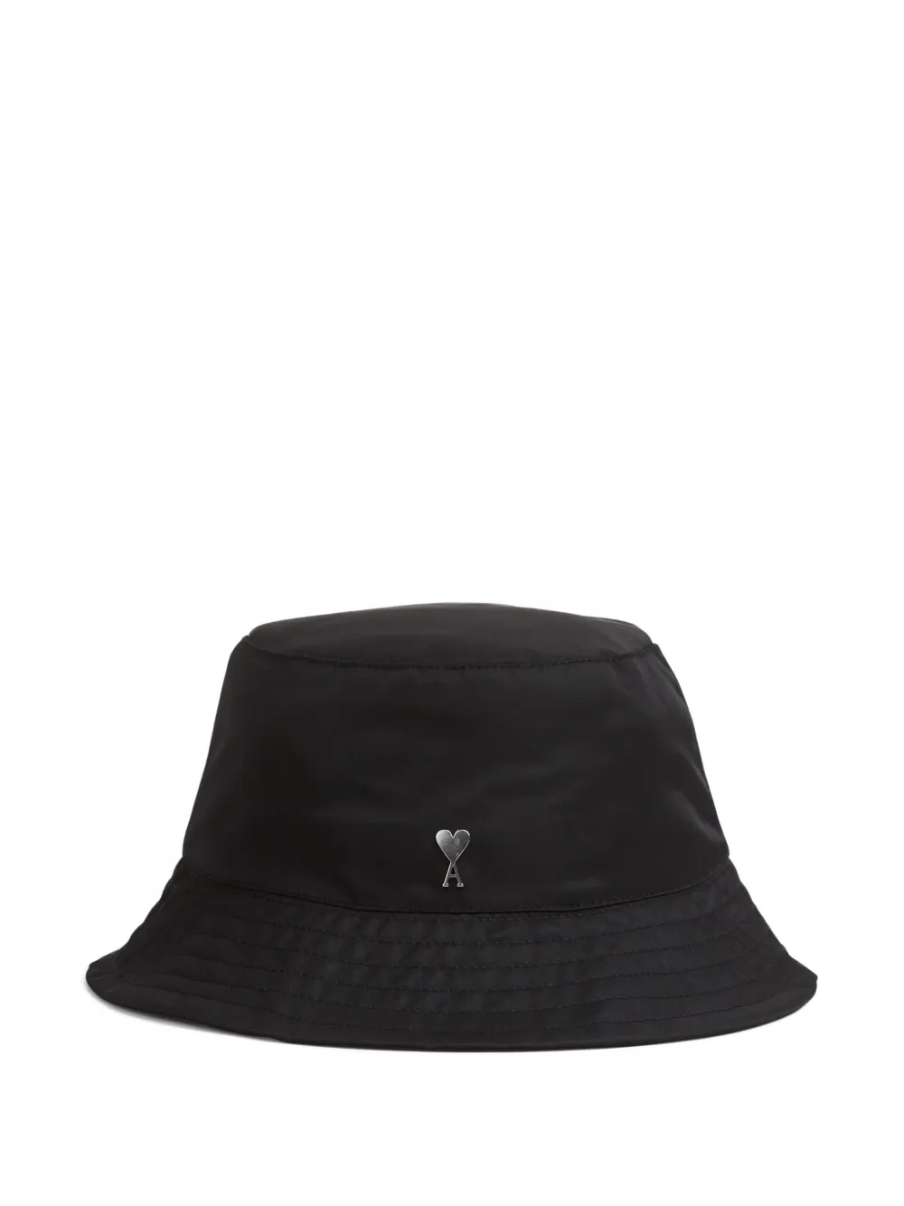 AMI Paris logo bucket hat - Nero