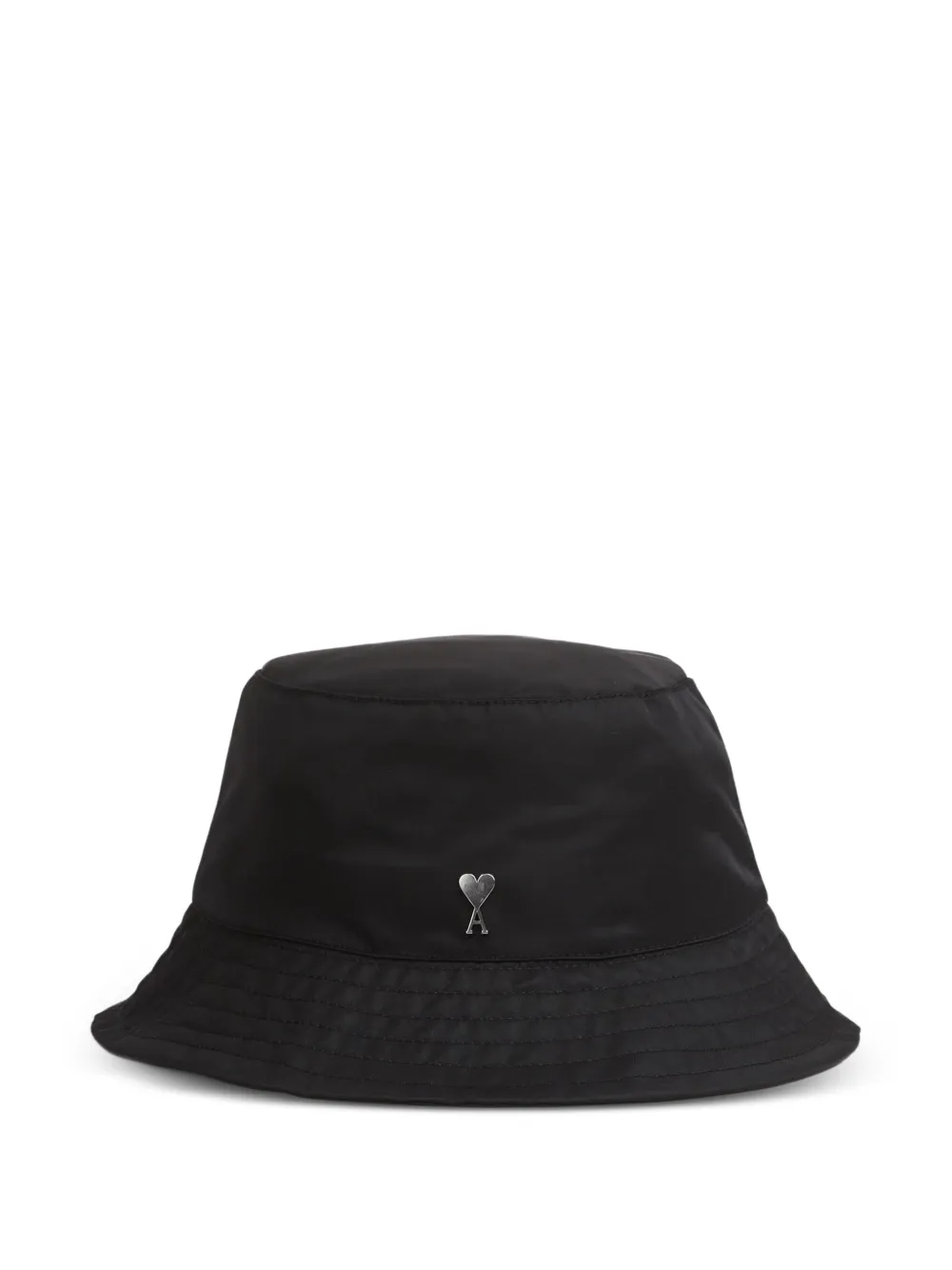 AMI Paris logo bucket hat - Nero