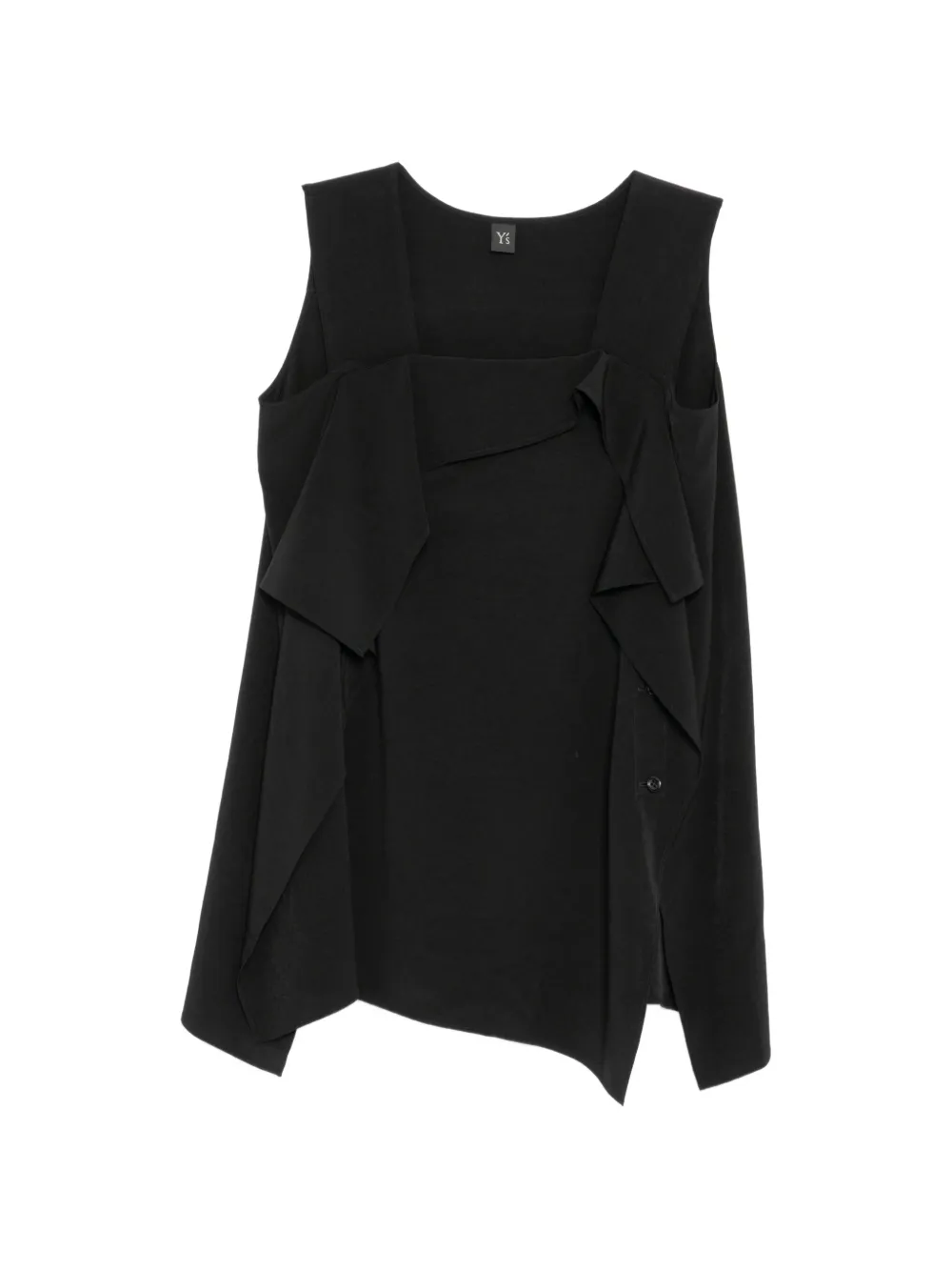 Y's Blusa smanicata - Nero