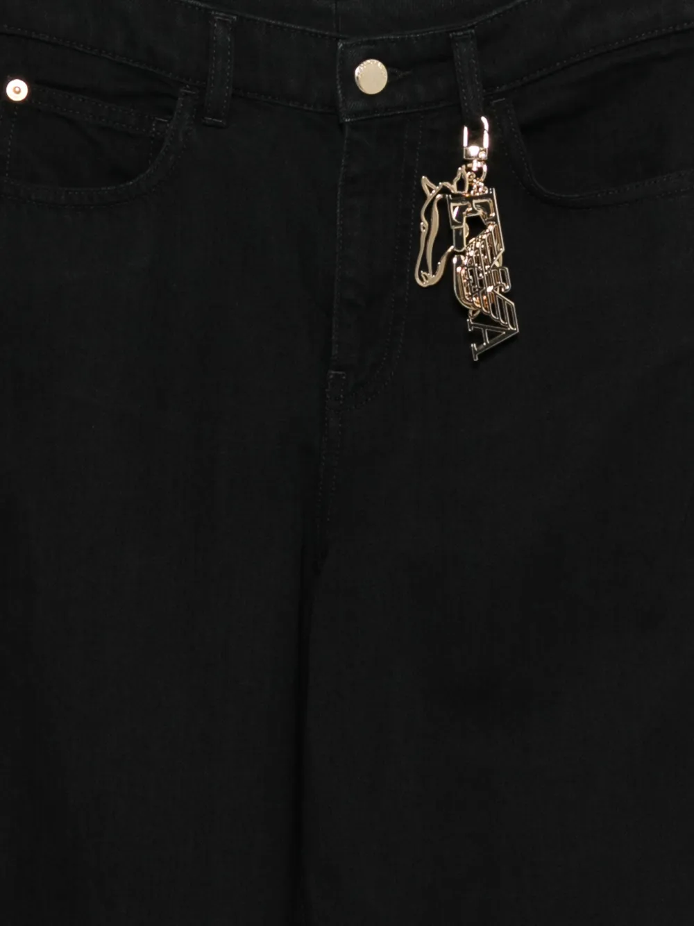 Emporio Armani Jeans met bedel Zwart