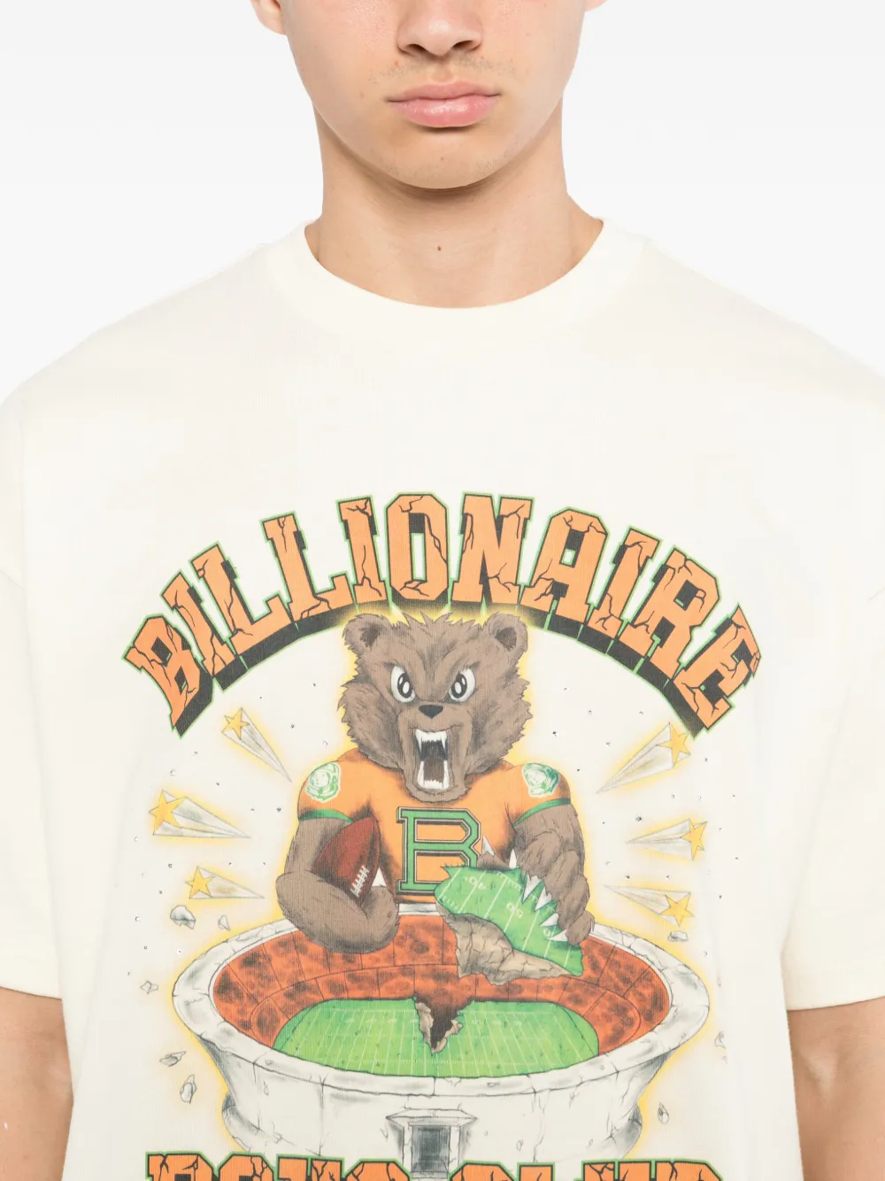 Billionaire Boys Club T-shirt met grafische print Beige