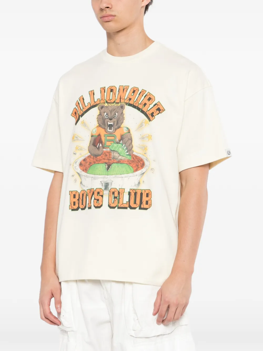 Billionaire Boys Club T-shirt met grafische print Beige