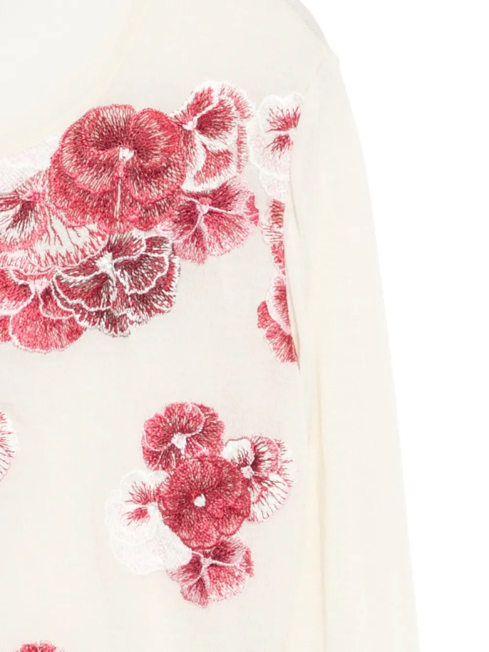 Giambattista Valli Gebreid vest met knoop Beige