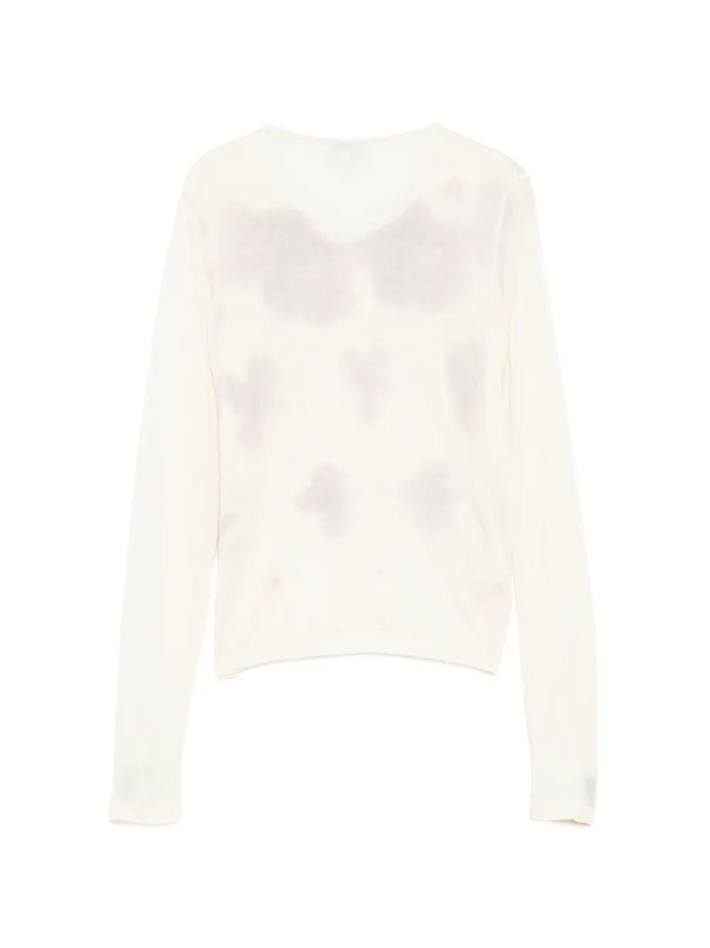 Giambattista Valli Gebreid vest met knoop Beige