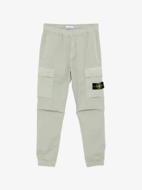Stone Island pantalones con parche del logo