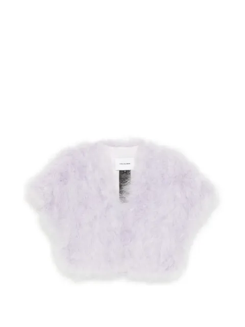 Yves Salomon feather cape