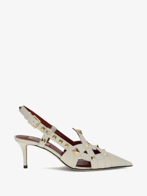 Valentino Garavani zapatillas con puntera en punta y apliques