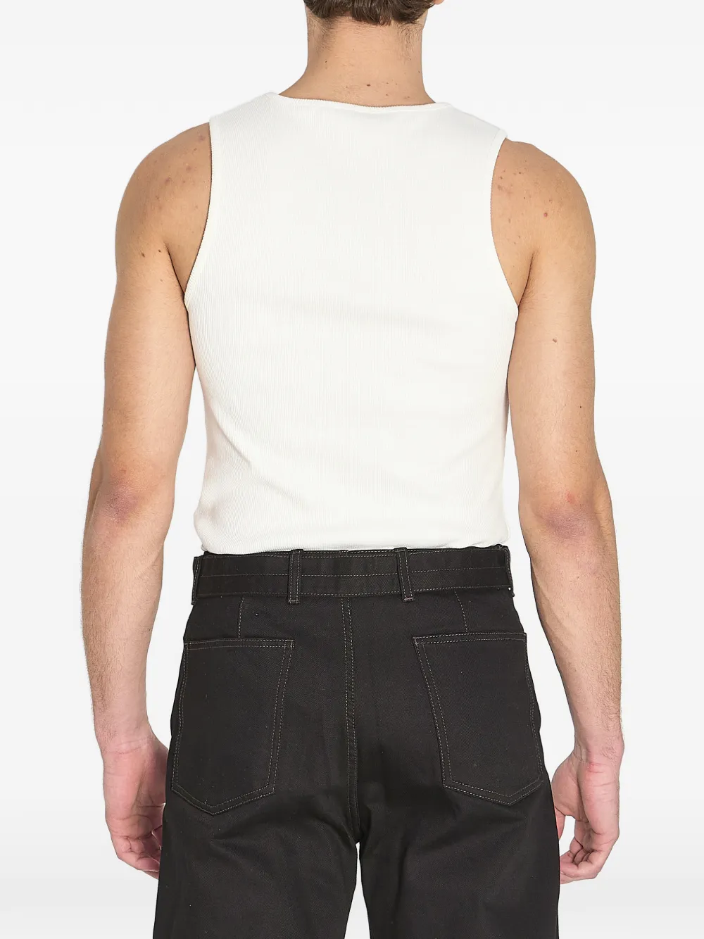 LEMAIRE リブ タンクトップ | ホワイト | FARFETCH JP