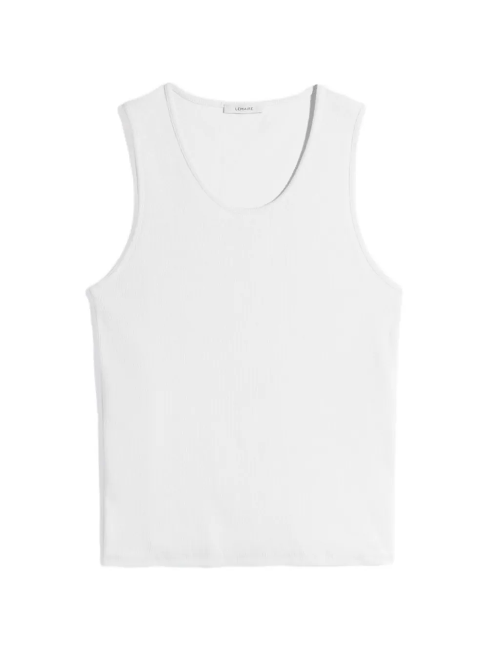 LEMAIRE ribbed tank top - Bianco