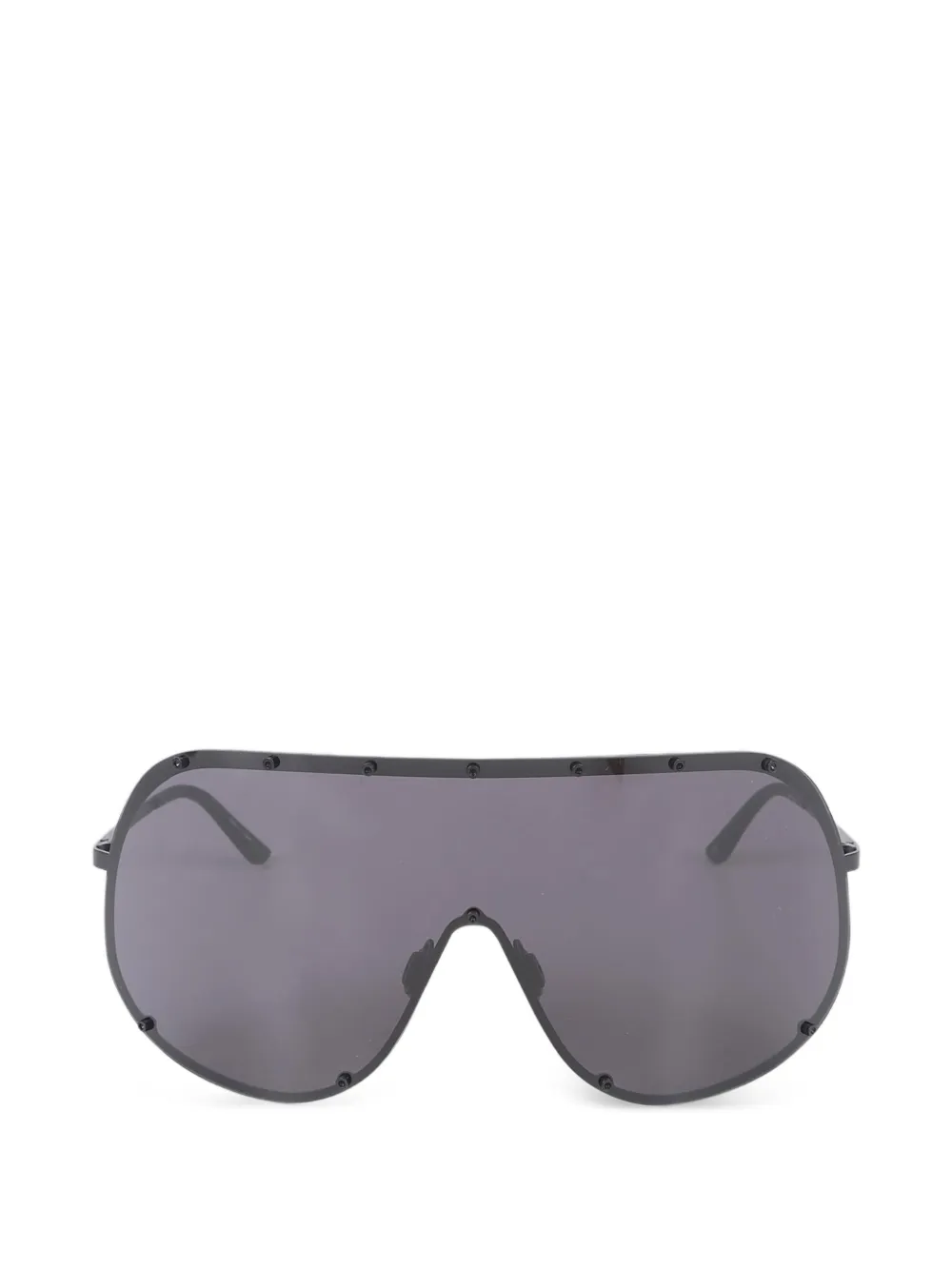 Rick Owens shield-frame sunglasses - Nero