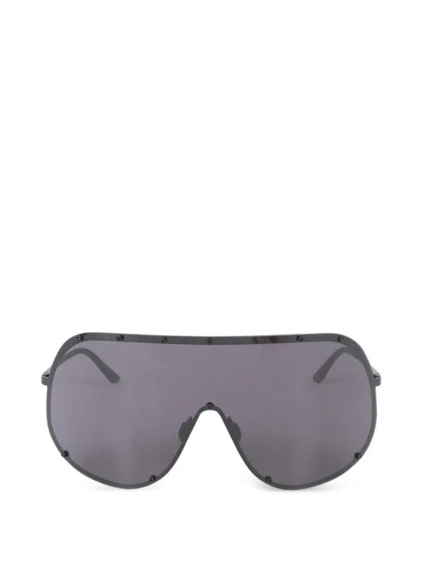 Rick Owens Shield-frame Sunglasses in Black