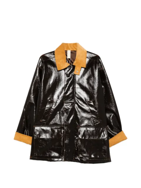 Sunflower Vinyl Leisure corduroy collar jacket