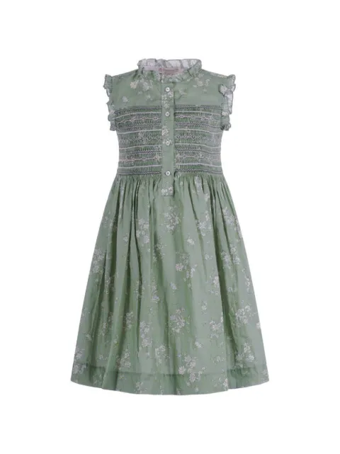 Bonpoint vestido largo con volantes