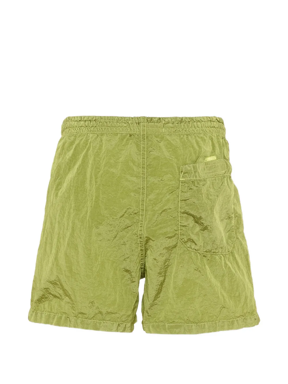  Stone Island Junior Elasticated Logo-patch Swim Shorts - Green 