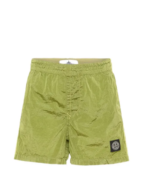 Stone Island Junior Bermuda de praia com logo