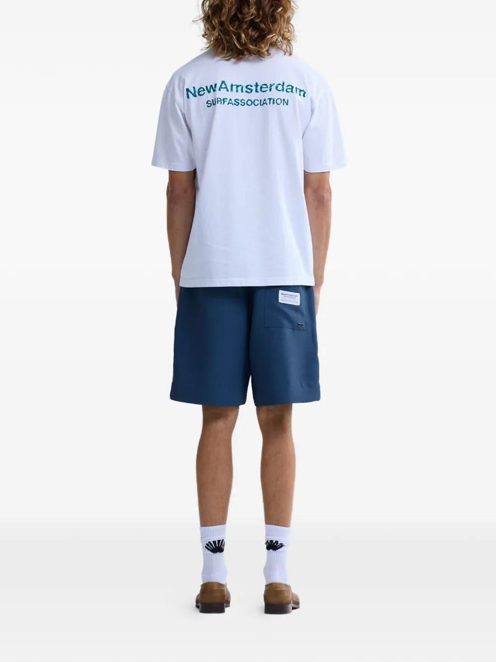 NEW AMSTERDAM T-shirt met logo Wit