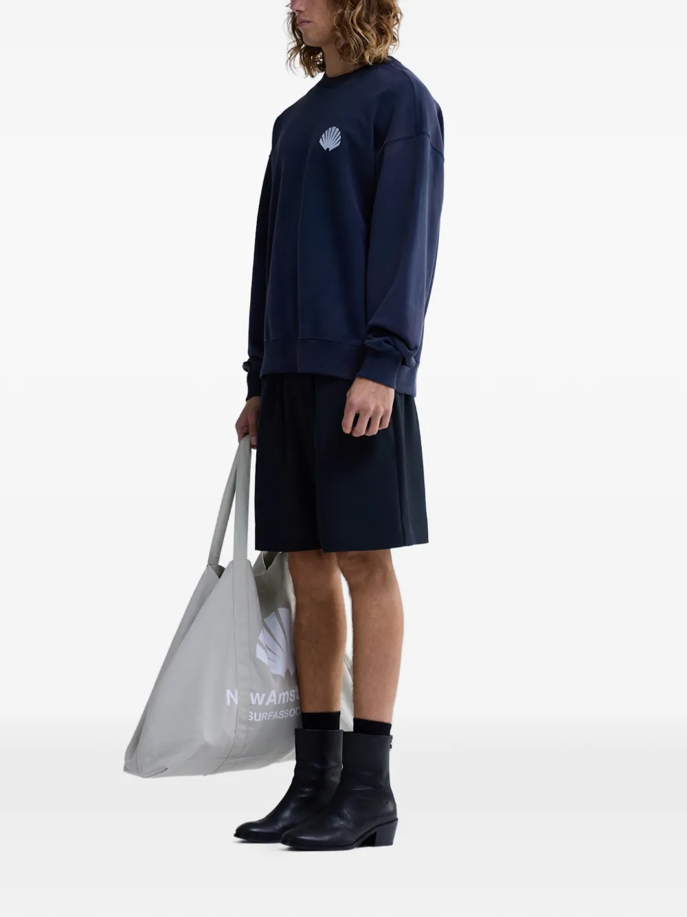  New Amsterdam Logo Sweatshirt - Blue 