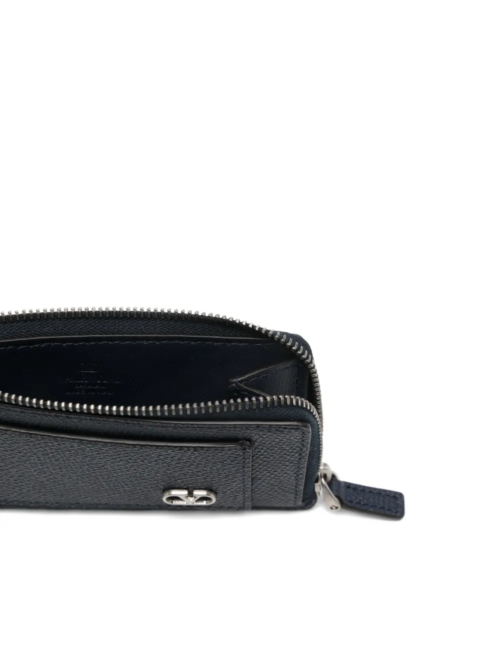 Valentino Garavani Portemonnee met logoplakkaat Blauw