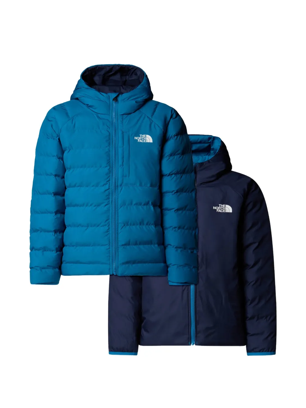 The North Face Kids Gewatteerd jack Blauw