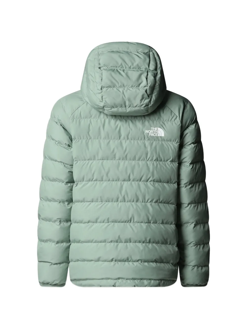  The North Face Kids Hooded Quilted Jacket - Green 