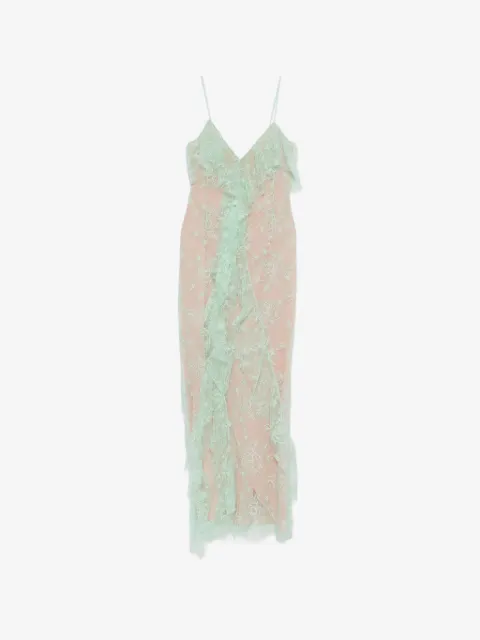 Blumarine floral-lace maxi dress
