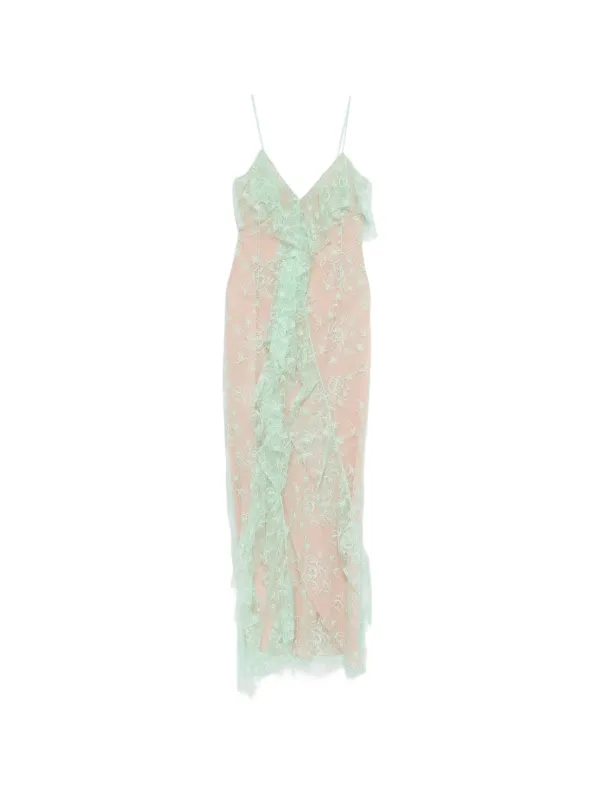 mint green lace maxi dress Soft Breeze Green Floral Lace Maxi Dress main image 1