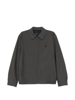 Polo Ralph Lauren スタジャン 黒/グレー Polo Ralph Lauren water-repellent Jacket | Grey | FARFETCH
