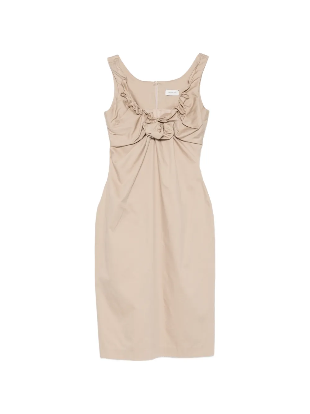 Magda Butrym flower-detail midi dress - Toni neutri