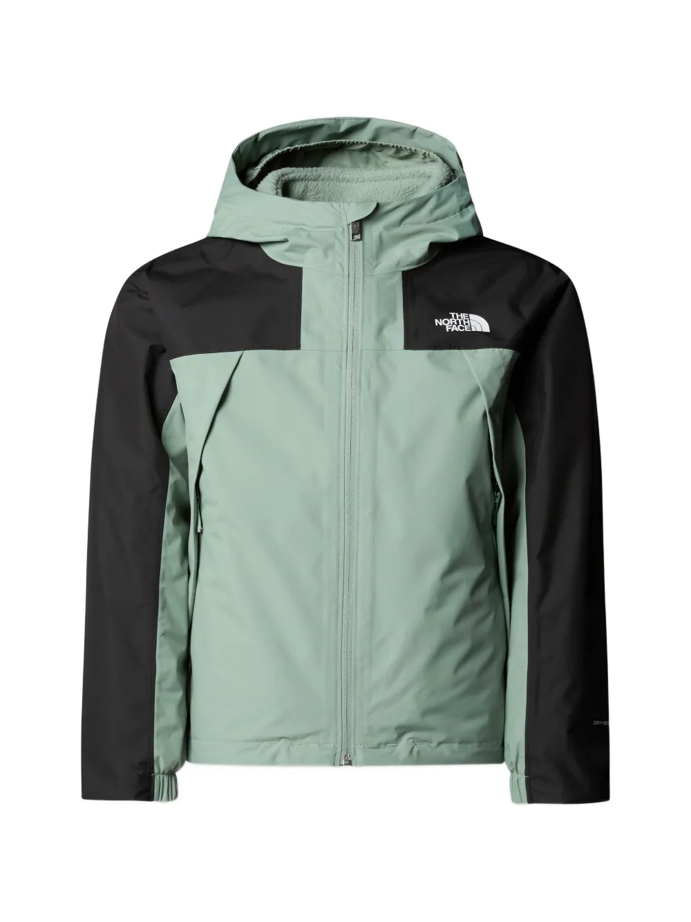 The North Face Kids hooded zip-fastening jacket set (set of two) - Verde