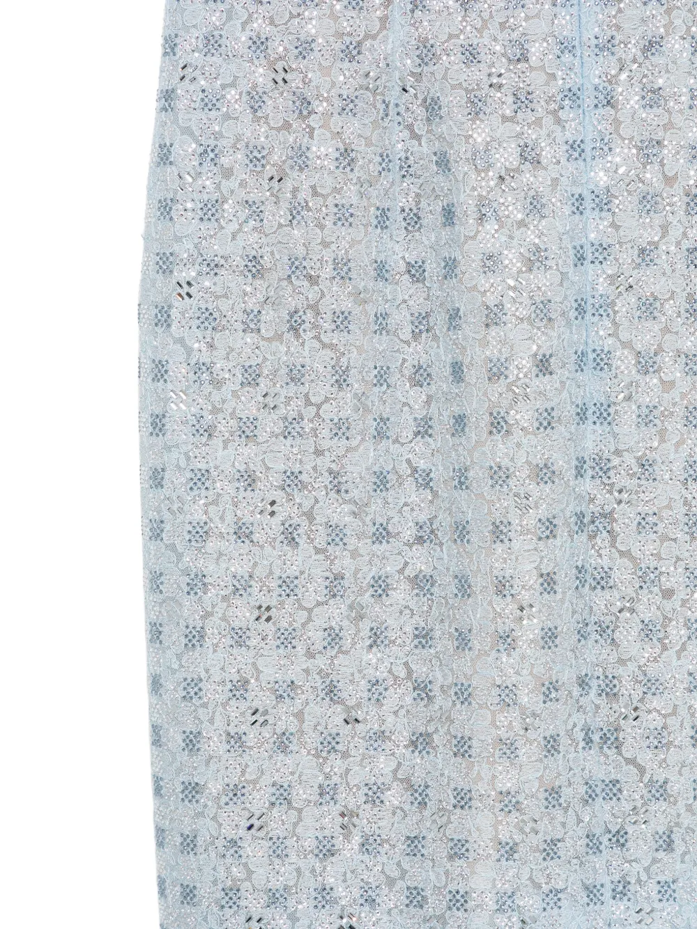 Ermanno Scervino Strapless mini-jurk met bloemenprint Blauw