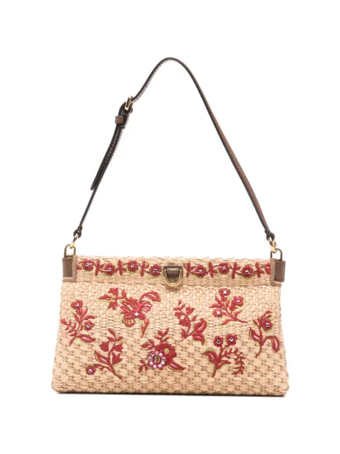 ETRO floral-embroidered clutch bag