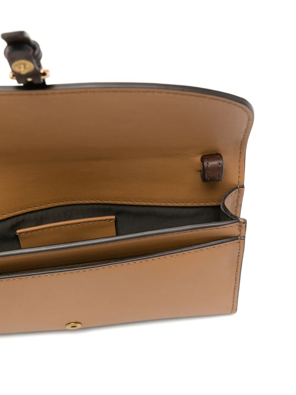 ETRO Clutch met gesp Bruin