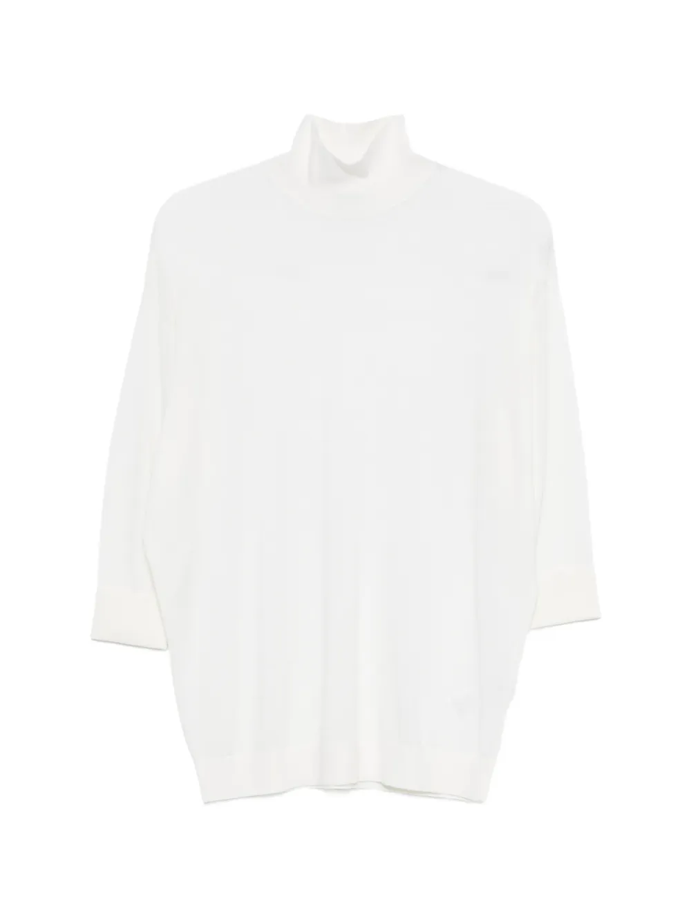 Dorothee Schumacher roll-neck three-quarter-sleeve sweater - Toni neutri