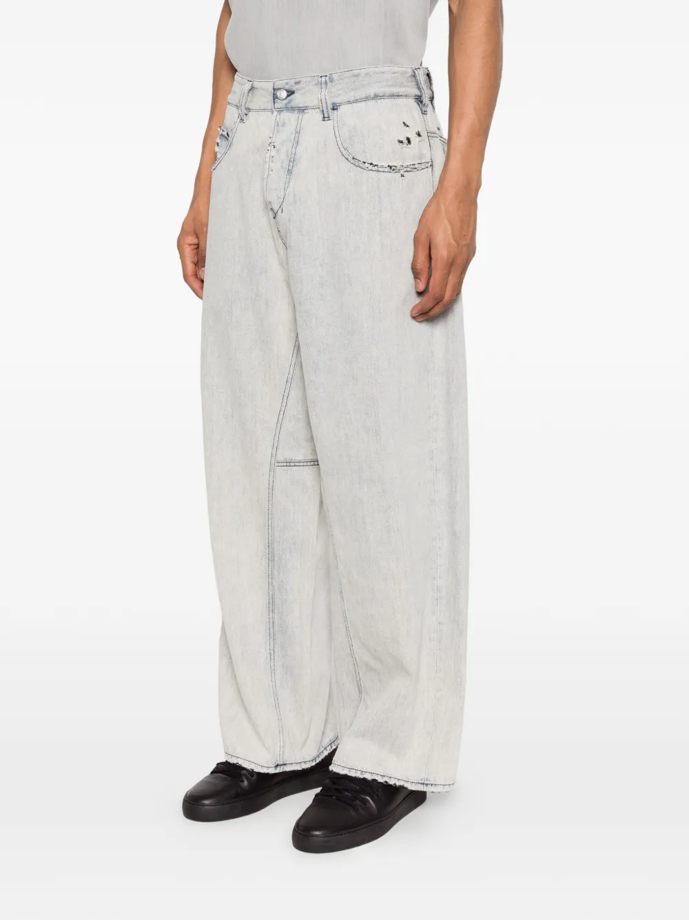  Diesel Distressed Denim Jeans - Blue 