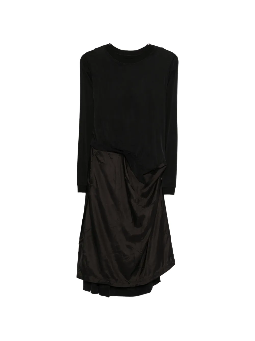 Maison Margiela draped dress - Nero