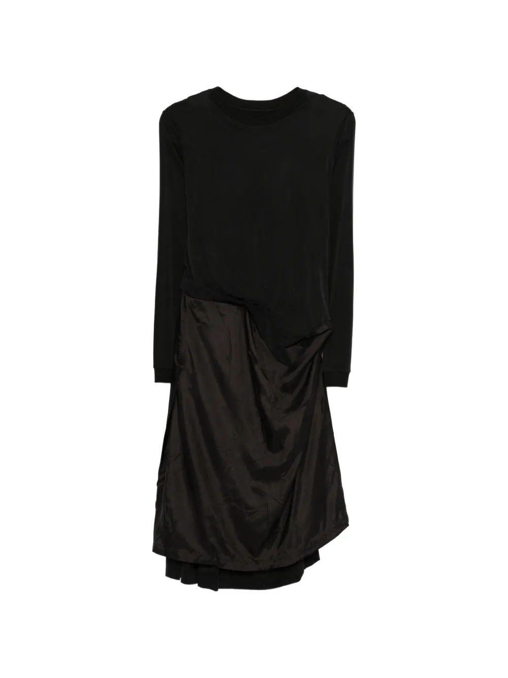 Maison Margiela draped dress - Nero