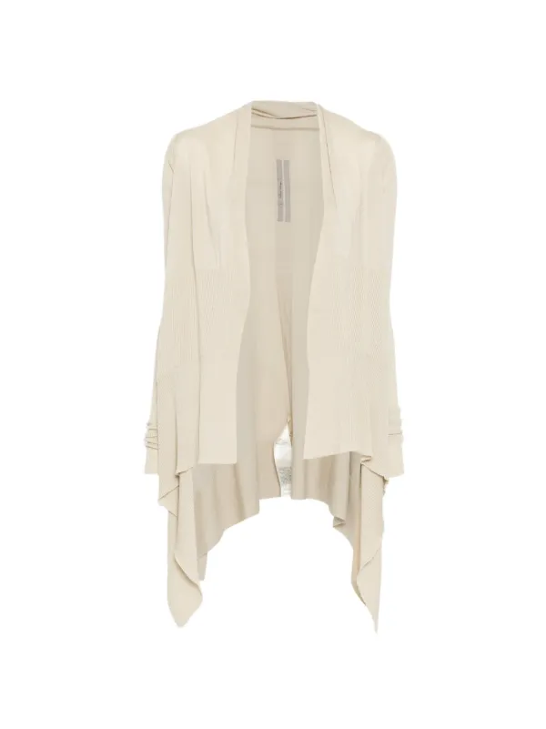Rick Owens Wrap Cardigan in Neutrals