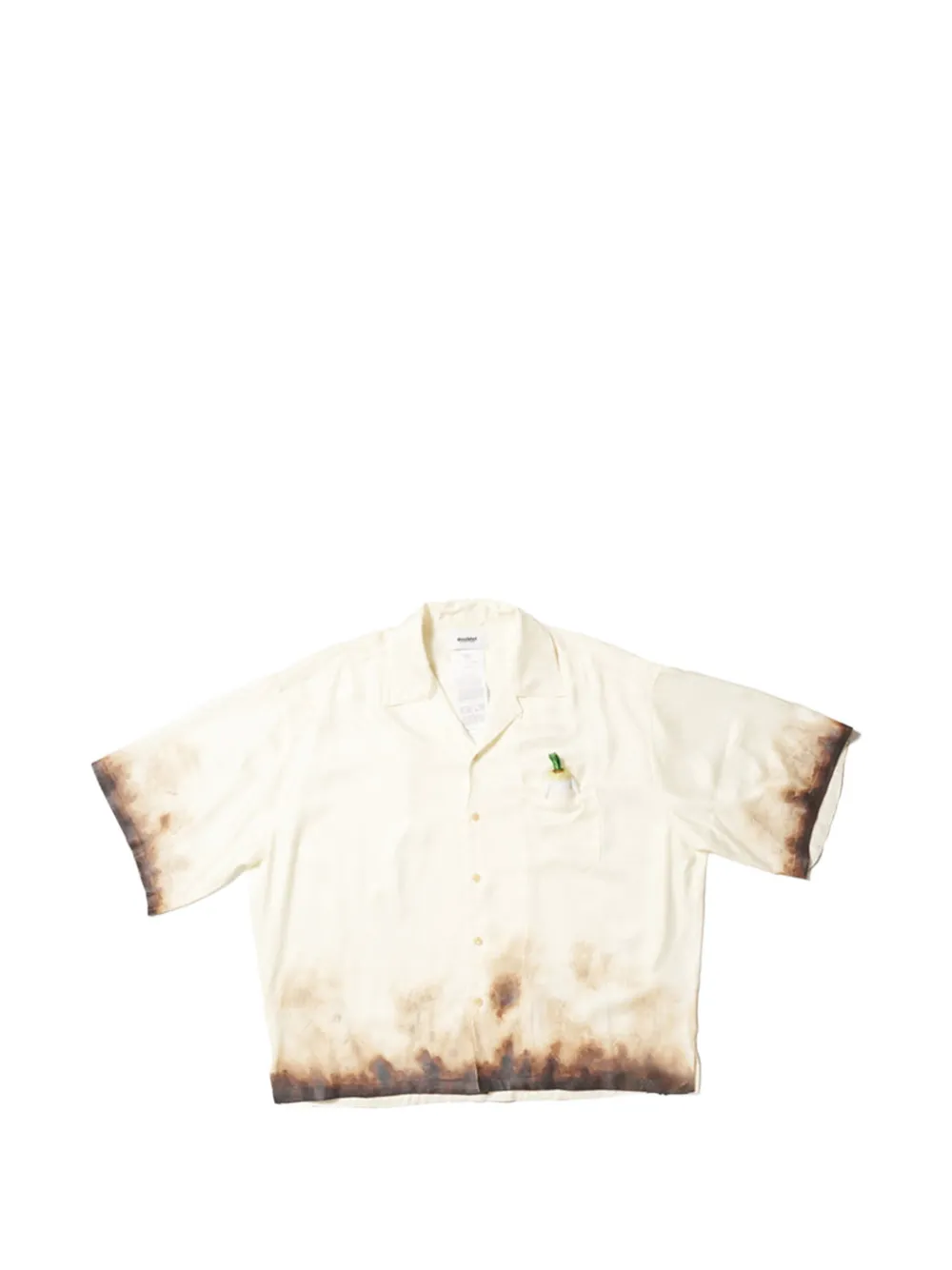 Doublet mud-print shirt - Bianco